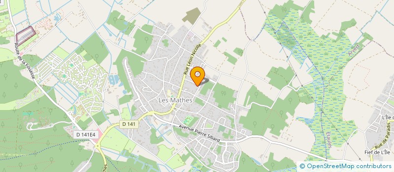 localisation de l'entreprise MONSIEUR OWEN LELIEVRE  LES MATHES