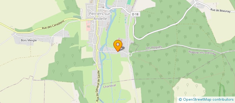 localisation de l'entreprise MONSIEUR OWEN LIGNY  PERRIERS-SUR-ANDELLE