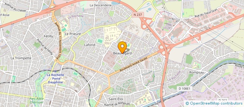 localisation de l'entreprise MONSIEUR OWEN PRUVOST  LA ROCHELLE