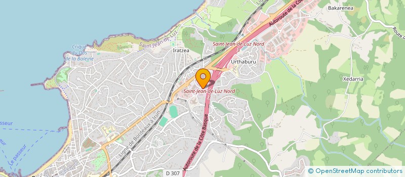 localisation de l'entreprise MONSIEUR OWENN PREVERT  SAINT-JEAN-DE-LUZ