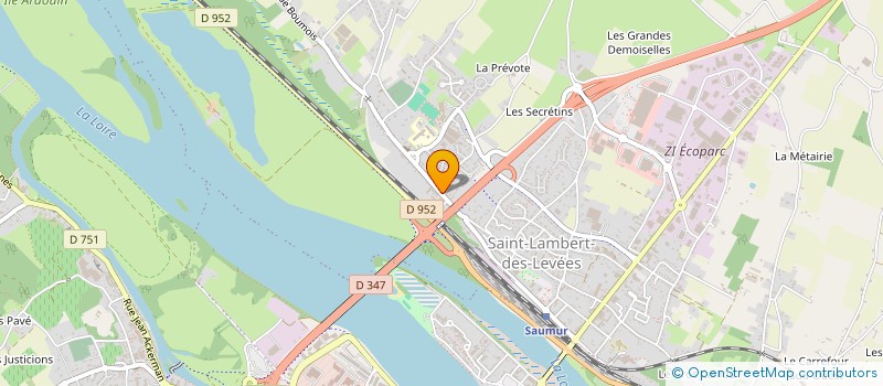 localisation de l'entreprise MONSIEUR OWOLABI ADEGNIKA  SAUMUR