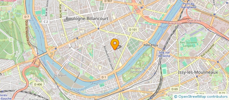 localisation de l'entreprise MONSIEUR OYBEK SADIKOV à BOULOGNE-BILLANCOURT