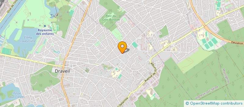 localisation de l'entreprise MONSIEUR OYE KALIVOGUI à DRAVEIL