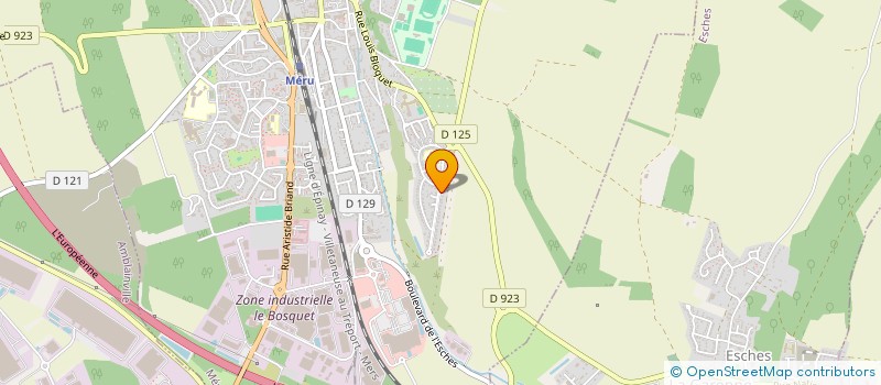 localisation de l'entreprise MONSIEUR OYEBAMIJI BURAIMO  MERU