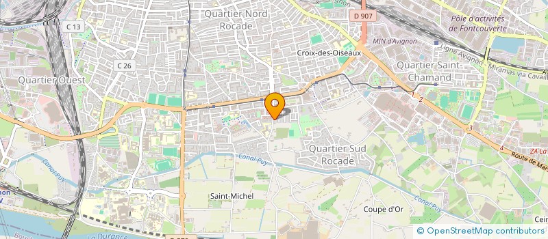 localisation de l'entreprise MONSIEUR OYHIBAT NGUESSO  AVIGNON