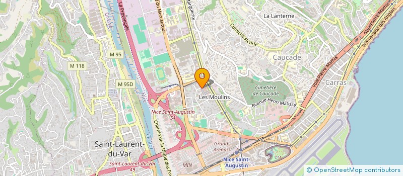 localisation de l'entreprise MONSIEUR OYSKHUR TAPASHEV à NICE