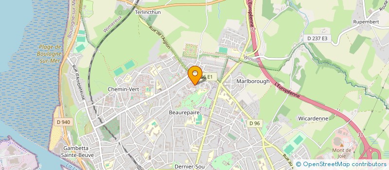 localisation de l'entreprise MONSIEUR OZAN YILDIZ  BOULOGNE-SUR-MER