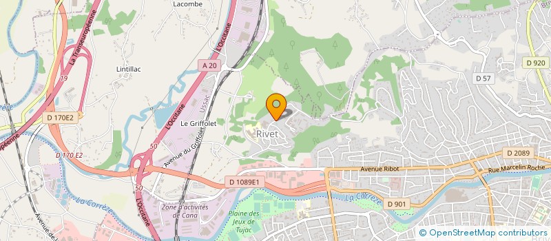 localisation de l'entreprise MONSIEUR OZCAN COLAK  BRIVE-LA-GAILLARDE