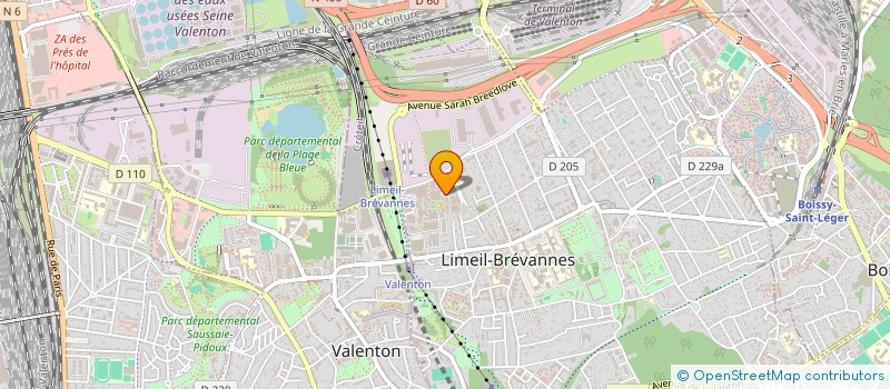 localisation de l'entreprise MONSIEUR OZCAN GULER  LIMEIL-BREVANNES