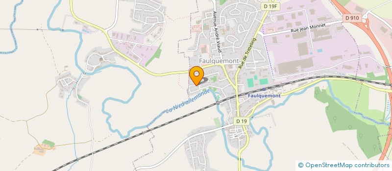 localisation de l'entreprise MONSIEUR OZCAN KABAN  FAULQUEMONT