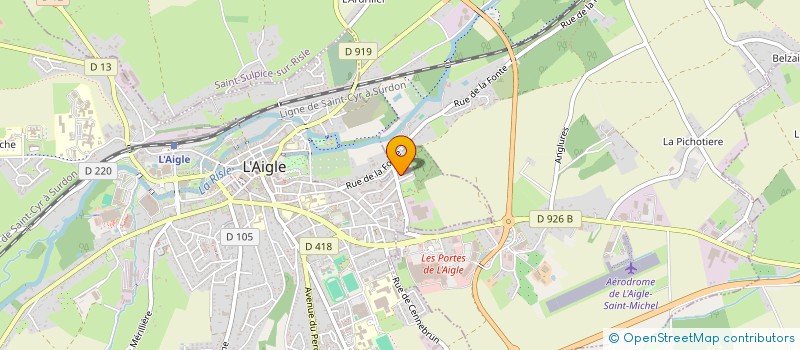 localisation de l'entreprise MONSIEUR OZER KARAKELLE à L'AIGLE