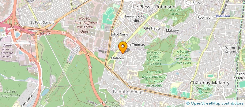 localisation de l'entreprise MONSIEUR OZGUR ERKMEN  CHATENAY-MALABRY