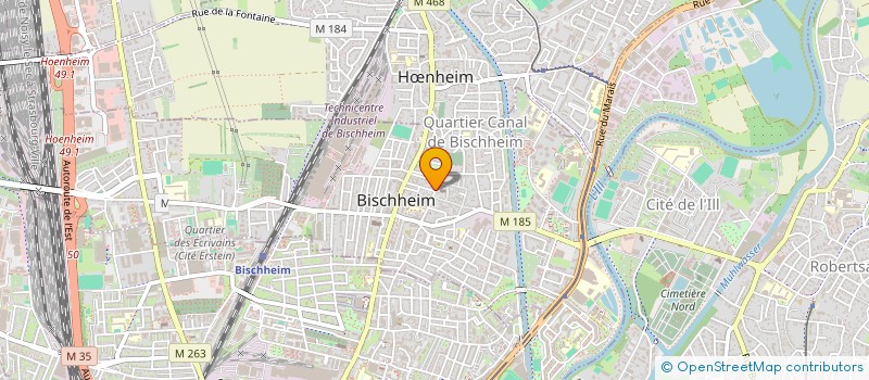 localisation de l'entreprise MONSIEUR OZGUR GENCER  BISCHHEIM