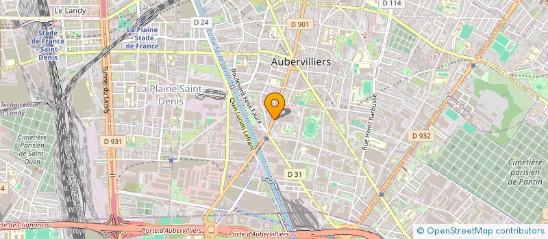 localisation de l'entreprise MONSIEUR OZGUR KIRAC à AUBERVILLIERS