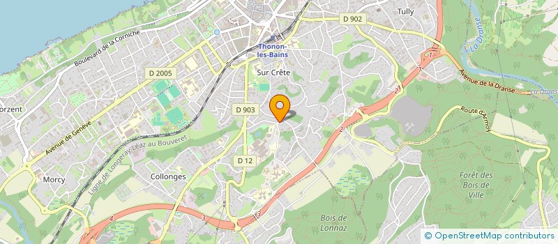 localisation de l'entreprise MONSIEUR OZGUR OGUZ à THONON-LES-BAINS