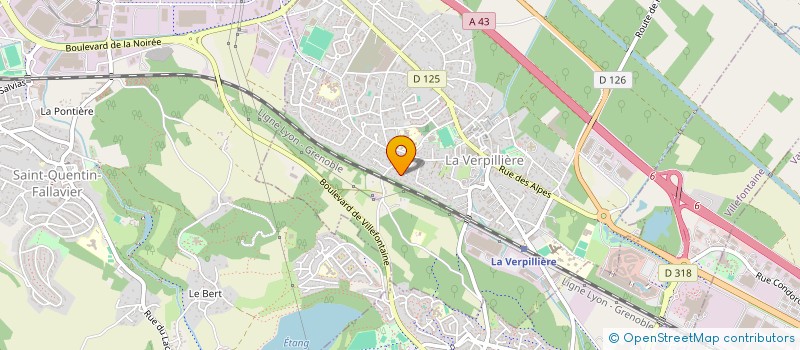 localisation de l'entreprise MONSIEUR OZGUR TASLIBAYIR  LA VERPILLIERE