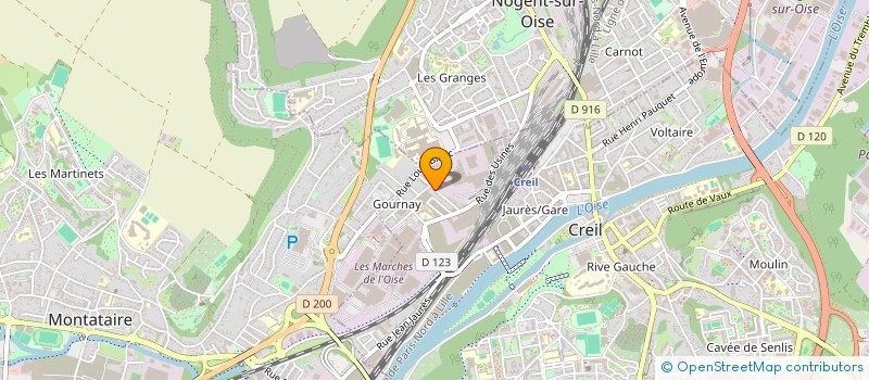 localisation de l'entreprise MONSIEUR OZKAN ADLIG  CREIL