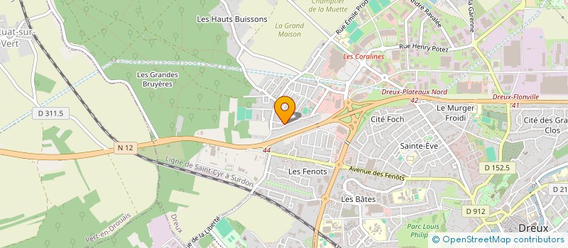 localisation de l'entreprise MONSIEUR OZKAN BAL à DREUX