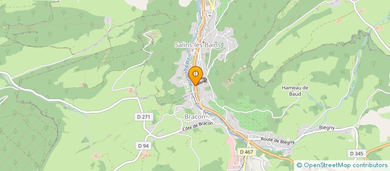 localisation de l'entreprise MONSIEUR OZKAN FERLIER à SALINS-LES-BAINS