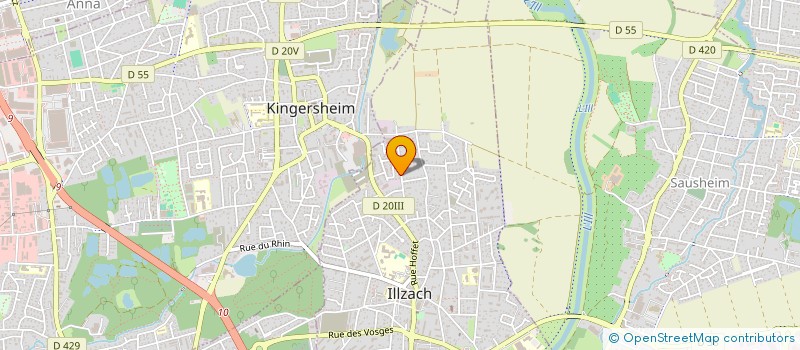 localisation de l'entreprise MONSIEUR OZKAN ILHAN  ILLZACH