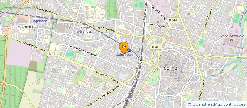 localisation de l'entreprise MONSIEUR OZKAN KILIC  COLMAR