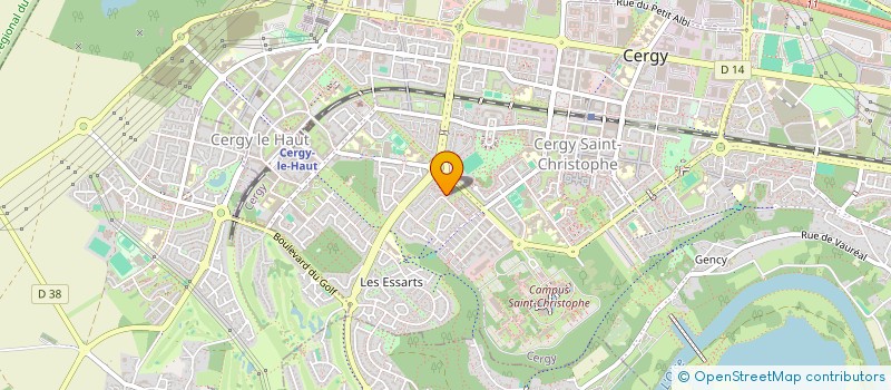 localisation de l'entreprise MONSIEUR OZKAN OZTURK  CERGY