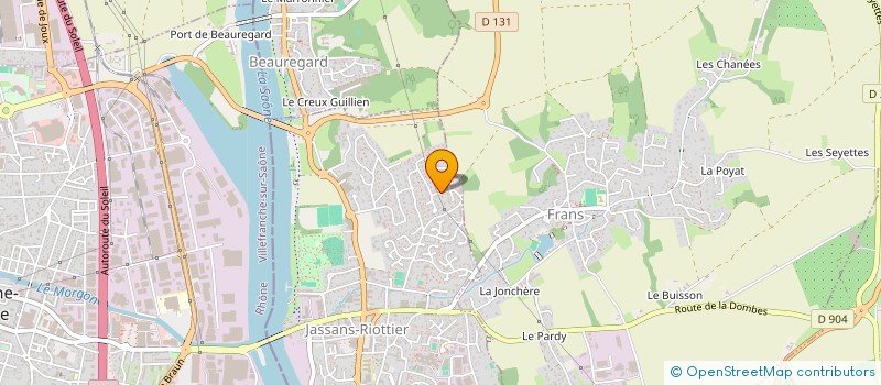 localisation de l'entreprise MONSIEUR OZKAN UYANIK  JASSANS-RIOTTIER