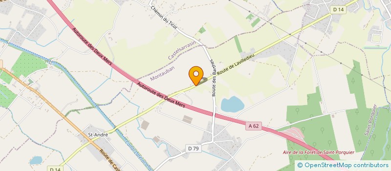 localisation de l'entreprise MONSIEUR P'TIT - FRANCKY CHARDELIN  SAINT-PORQUIER