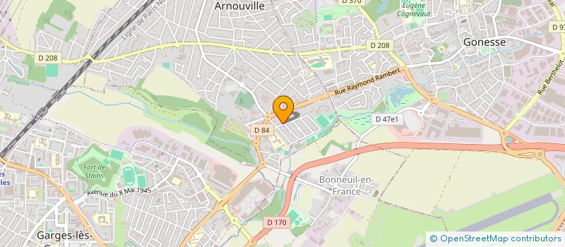 localisation de l'entreprise MONSIEUR PAARTHEEPAN RAVEENTHIRAN  ARNOUVILLE