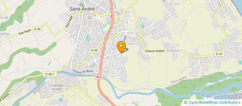 localisation de l'entreprise MONSIEUR PABLITO SAUTRON  SAINT-ANDRE