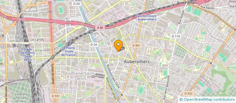 localisation de l'entreprise MONSIEUR PABLO AVILA  AUBERVILLIERS