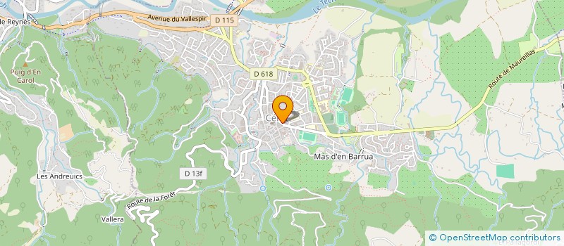localisation de l'entreprise MONSIEUR PABLO BADIN à CERET