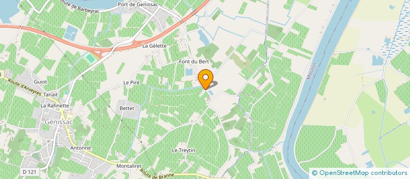 localisation de l'entreprise MONSIEUR PABLO BAEZ  GENISSAC