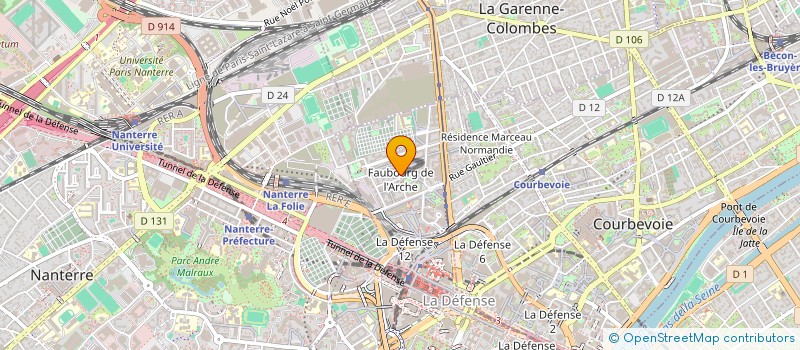 localisation de l'entreprise MONSIEUR PABLO BAZAN  COURBEVOIE