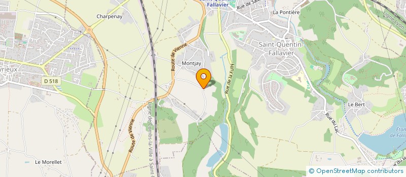 localisation de l'entreprise MONSIEUR PABLO BERNAL--CANAPLE  SAINT-QUENTIN-FALLAVIER
