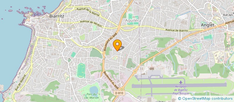 localisation de l'entreprise MONSIEUR PABLO BOMPARD à BIARRITZ