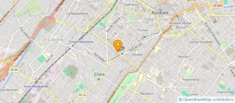 localisation de l'entreprise MONSIEUR PABLO BOSSIS  ROUBAIX