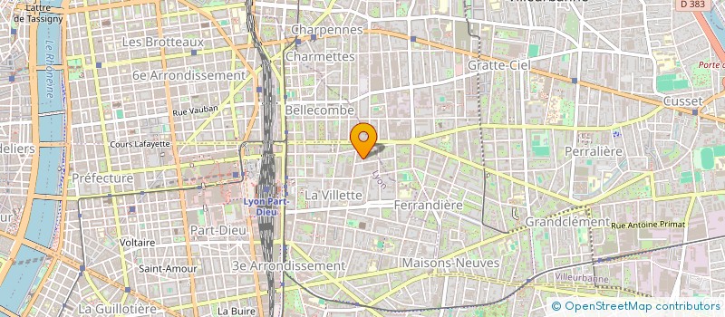 localisation de l'entreprise MONSIEUR PABLO BOUDET  LYON