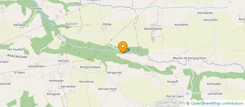 localisation de l'entreprise MONSIEUR PABLO BRAS  GUILER-SUR-GOYEN