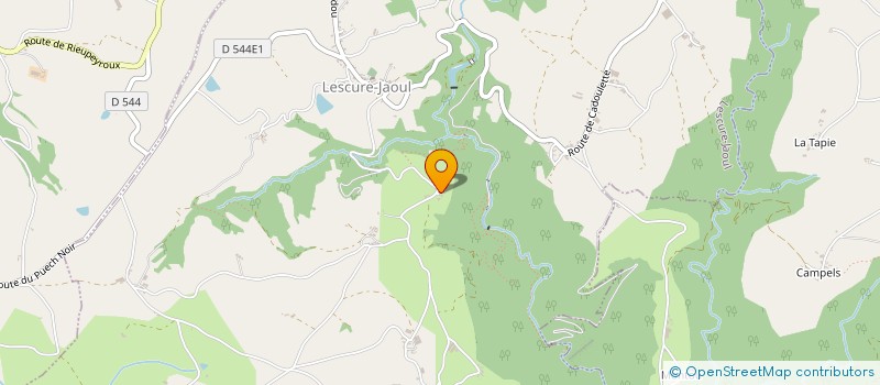 localisation de l'entreprise MONSIEUR PABLO CARRERA  LA SALVETAT-PEYRALES