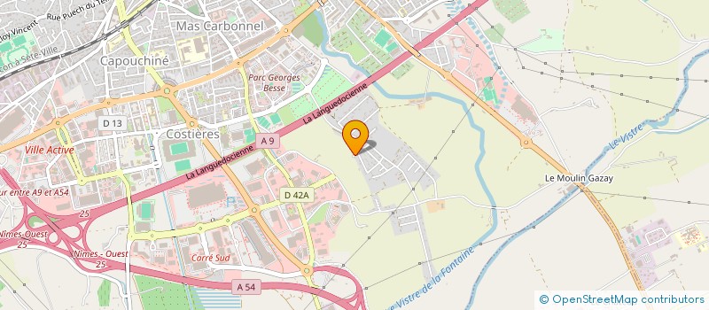 localisation de l'entreprise MONSIEUR PABLO CASTOR SERRANO  NIMES