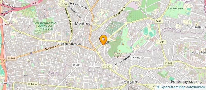 localisation de l'entreprise MONSIEUR PABLO CELADA à MONTREUIL