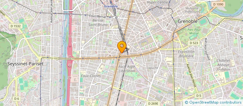 localisation de l'entreprise MONSIEUR PABLO CHIGNARD à GRENOBLE