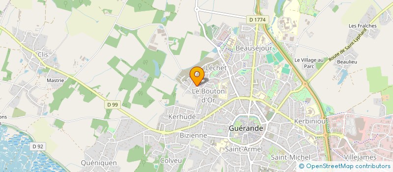 localisation de l'entreprise MONSIEUR PABLO COQUET à GUERANDE