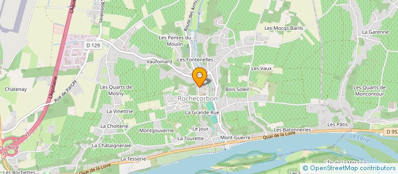 localisation de l'entreprise MONSIEUR PABLO DA SILVA  ROCHECORBON