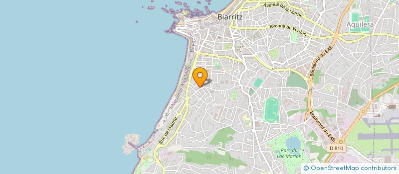 localisation de l'entreprise MONSIEUR PABLO DESCALZO à BIARRITZ