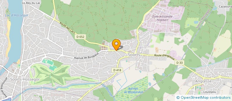 localisation de l'entreprise MONSIEUR PABLO DIAZ MARTINEZ  SOORTS-HOSSEGOR