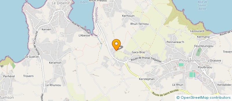 localisation de l'entreprise MONSIEUR PABLO DOMINGO  PLOUGASNOU