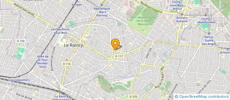 localisation de l'entreprise MONSIEUR PABLO GALLO  LE RAINCY