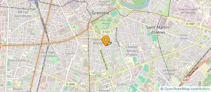 localisation de l'entreprise MONSIEUR PABLO GONZALEZ PAGOTTO à GRENOBLE